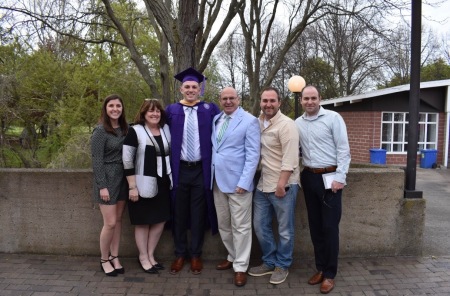 The crew back together, Conor’s graduation ’19