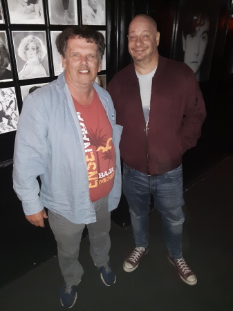 Back hall at The Comedy Store with Jeff Ross 