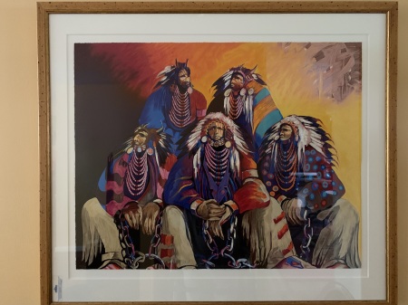 Warriors by Earl Biss (1947-1998)