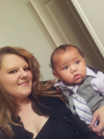 Amber (grandaughter) and son Cameron (great grandson)