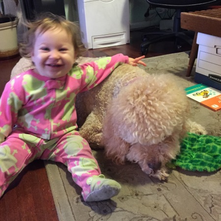 Grand Daughter and Grand Dog
