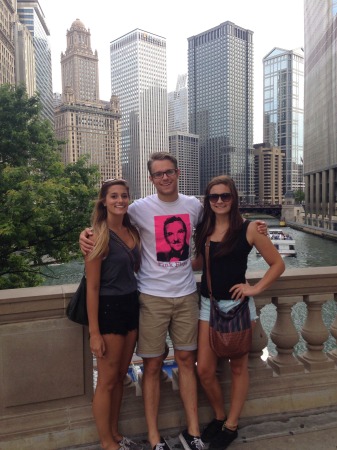 Alyssa, Rob and Carrie in Chicago