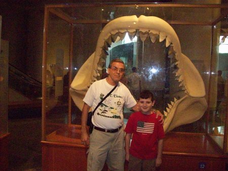 Grandson and I at Science and History Museum in Raleigh, N.C.