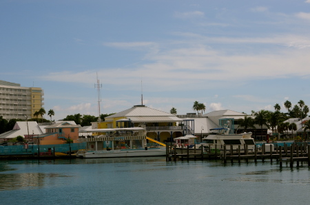 Returning on the Predator from a day of deep sea fishing in Port Lucuya Bahamas 2012