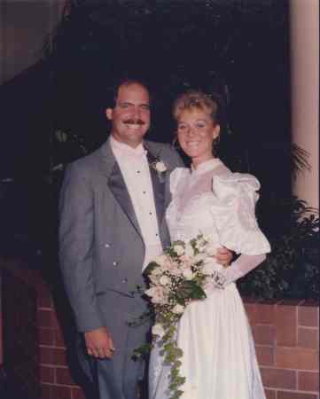 My wedding day 25 years ago