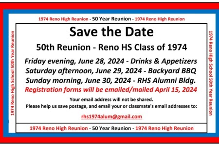 Reno High School Reunion