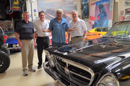 Leno's Garage with Jay and my brothers