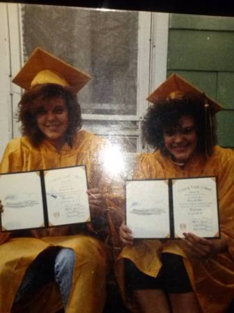 Me and Mel shortly after graduation!