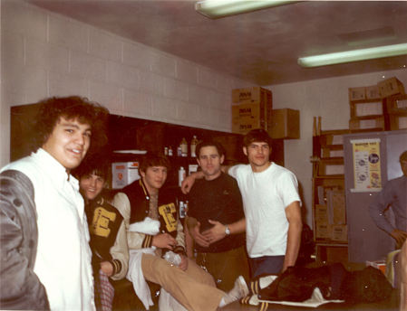 East Locker room after the Janesville Craig Football Game