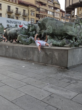 Yes , I ran with actual Bulls in Pamplona Spai