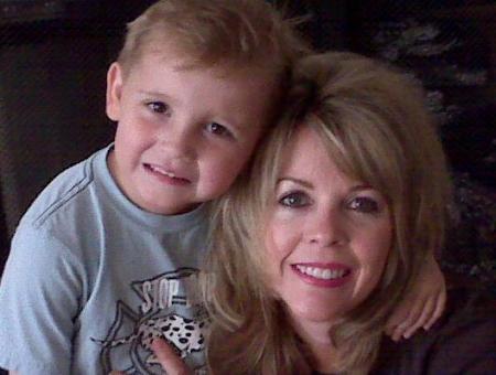 Son Evan and mom Kay 2005