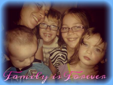 my daughter sarah and grandkids