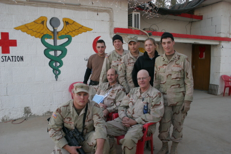 Medical staff of the Battalion Aid Station