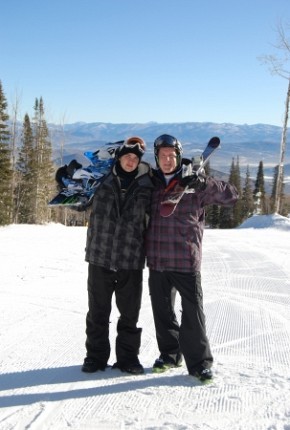 Oldest son and I in Utah 2011
