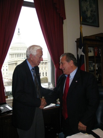 Lou with Congressman Hall in DC