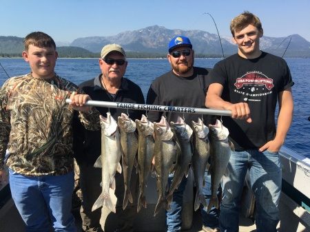 Family Fishing Day at Lake Tahoe 8/10/16