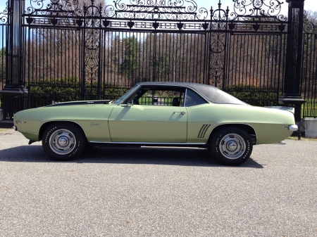 1969 z/28 Camaro high school car