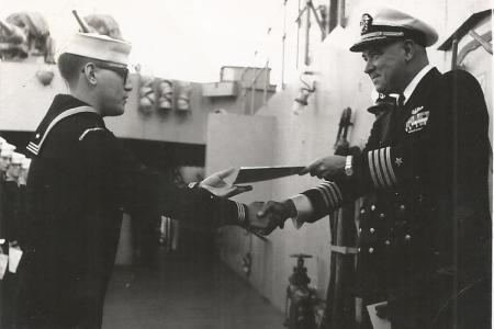 1963 Aboard USS Mississinewa, AO144