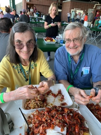 Crawfish Boil at Tulane's 40th Med School Reunion, March 2022