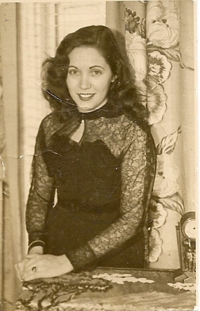 My mother in 1947