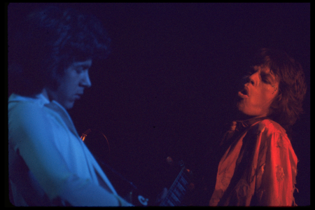 Mick Taylor and Mick Jagger