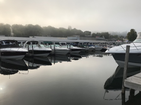 Calm morning at the lake 