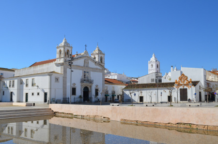 A town square