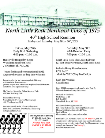 1975 Class Reunion updated flyer