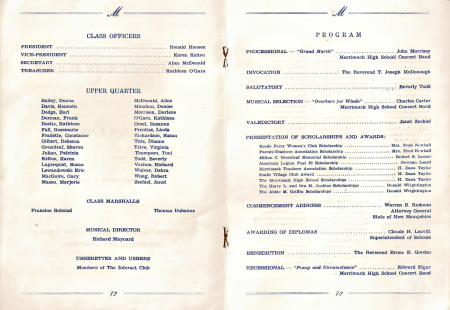 1972 graduation program