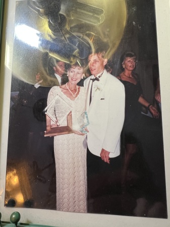 My son, Jayson and I. Awards dinner in 1995