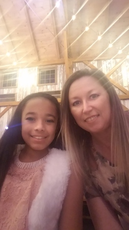 Amari (10) and  I at my nieces wedding 12.2019