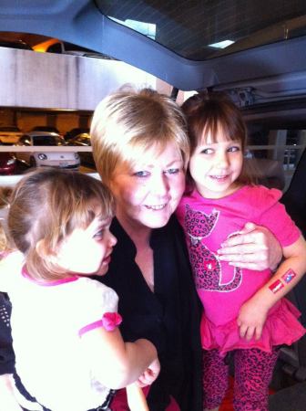 Me Brianne & Caryn my granddaughters in Dallas