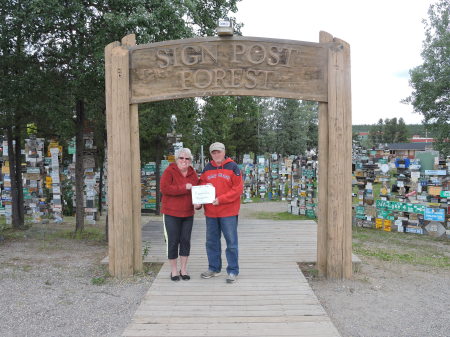 Sign Post Forest Watson Lake Yukon B.C.