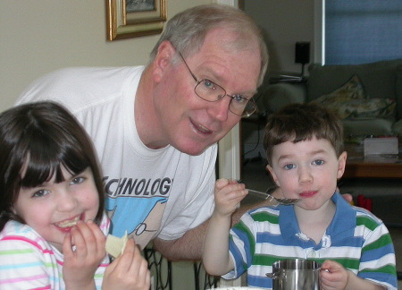 Ken & the grand kids 2008