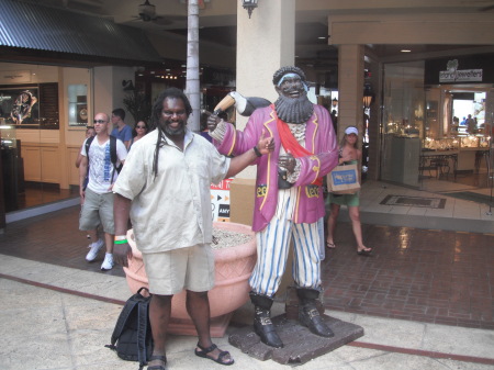 Captain Big Black Dick and I in GeorgeTown
