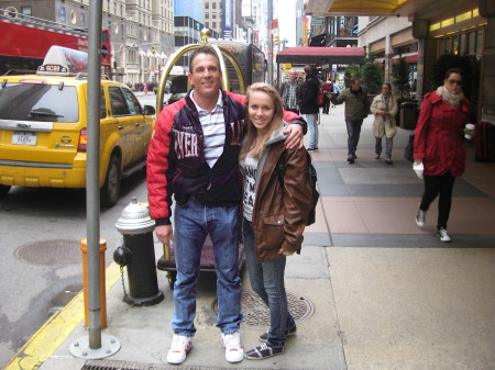 Gloria and I in New York