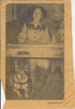 WWII:  my blind Mom