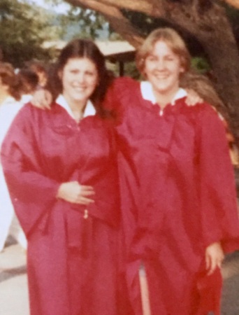 Graduation 1978 - me and my best friend!