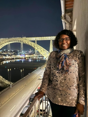 Bev in Porto on the Douro River Sept 2024