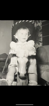 I was a cowgirl back in the early days.