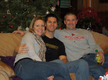 2012 My son Greg, his wife and Anson Pope