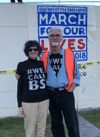 Lisa and me at Tampa March for Our Lives