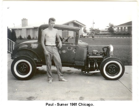 My Brother Paul with My 1931 Model A