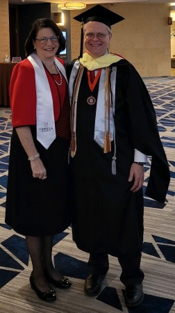 Graduation from Capella University (March 2022
