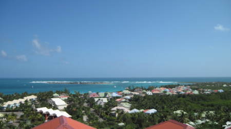 The view from our Marlo's Villa in St. Martin
