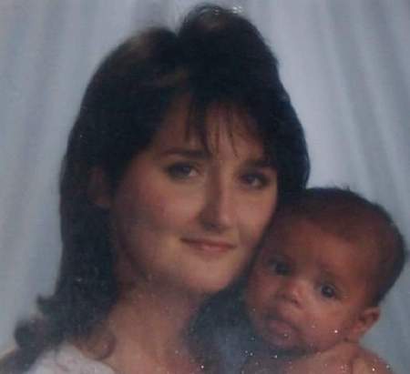 Me in 1997 with our baby, Benjamin 