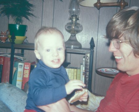 My son and I 1976