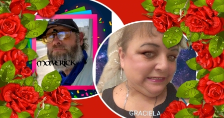 Graciela Hicks' album, Gracie And Husband Maverick Hicks. 