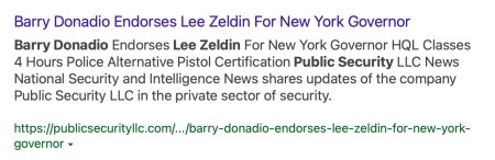 Donadio Endorses Zeldin For NY Governor 2022