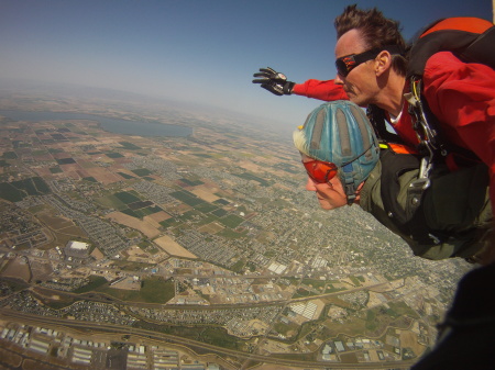 Cheryl in Tandem Jump